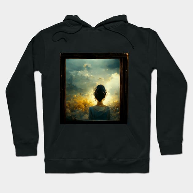Reflection in the Mirror Hoodie by Bea
